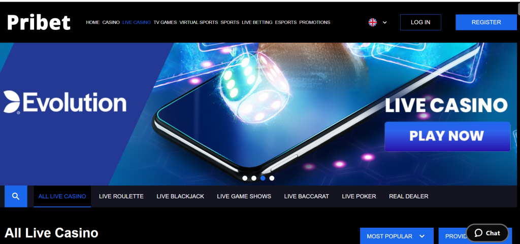 Pribet Live Casino